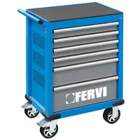 Шкаф Fervi метален подвижен  770x460x985 мм, 165 кг, син, C960/F6