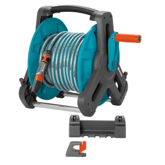 Макара за градински маркуч Gardena в к-кт с маркуч и аксесоари  1/2 ", 20 м, 50