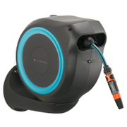 Макара за градински маркуч Gardena за стенен монтаж к-кт с маркуч  11 мм, 20 м, синя, RollUp M - product - 003 GRD2278