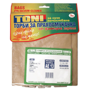 Торбичка Интони ООД филтърна за прахосмукачка  5 л, 3 бр., текстил, AE13, Toni - product - 003 INN1256