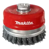 Четка чашковидна за ъглошлайф Makita от стоманена усукана тел  ф 65 мм, 0.5 мм, M14
