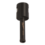 Боркорона за керамика и гранитогрес Milwaukee с диамантена посипка с резба М14х2  10x68 мм, Diamond MAX - product - 003 MLA 124