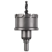 Боркорона за метал Milwaukee с карбидни пластини с 6-стенна опашка к-кт  51x25 мм - product - 003 MLA2307