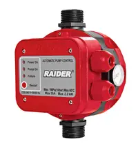 Електронен пресостат за помпа Raider с автоматичен рестарт  2200 W, 10 bar, 1", RD-EPC02