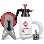 Боркорона за керамика и гранитогрес Rubi с диамантена посипка с цилиндрична опашка к-кт  35х35 мм, Easygres - product - 003 RUB1483