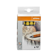 Креда STIHL за маркиране нечуплива 12 бр., 120 мм, жълта - product - 003 STL 291
