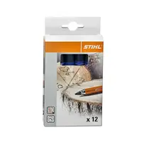 Креда STIHL за маркиране нечуплива 12 бр., 120 мм, черна