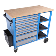 Шкаф Unior метален подвижен 1080х550х955 мм, сив/син, 940H3 - product - 003 UNR1271