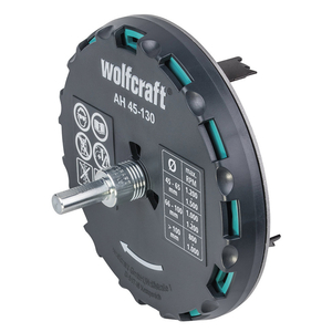 Трион Wolfcraft кръгов със сменяеми ножове със сменяеми ножове ф 45-130 мм, AH 45-130