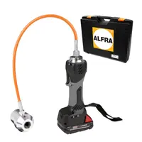 Акумулаторна преса за щанцоване Alfra  с 1 батерия и зарядно, 18 V, 2 Ah, 75 kN, Akku-Compact Flex