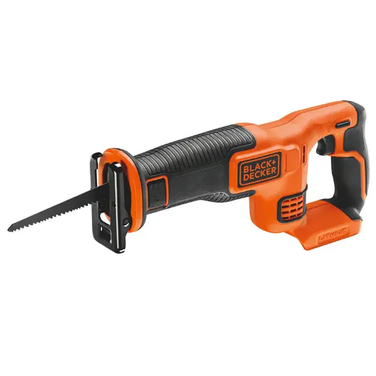 Саблен трион Black & Decker акумулаторен  без батерия и зарядно, 18 V, 0-3000 хода/мин, 22 мм, BDCR18N