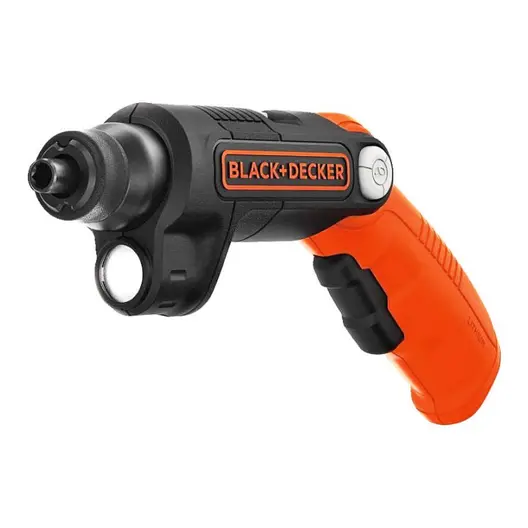 Акумулаторна отвертка Black & Decker  с вградена батерия и зарядно, 3.6 V, 1.5 Ah, 1/4", 5 Nm, BDCSFL20AT