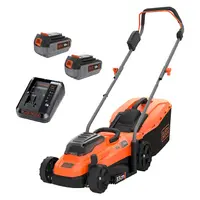 Акумулаторна косачка Black & Decker  с 2 батерии и зарядно, 36 V, 4 Ah, 330 мм, 500 м2, BCMW33184L2