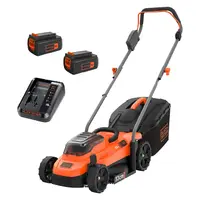 Акумулаторна косачка Black & Decker  с 2 батерии и зарядно, 36 V, 2.5 Ah, 330 мм, 700 м2, BCMW3336L2