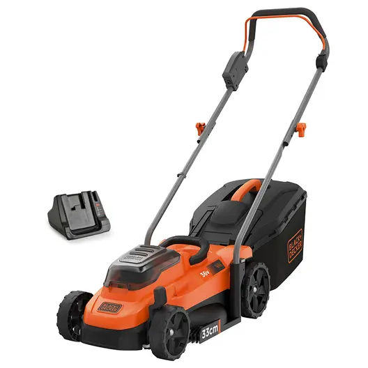 Акумулаторна косачка Black & Decker  с 1 батерия и зарядно, 36 V, 2.5 Ah, 330 мм, 300 м2, BCMW3336L1