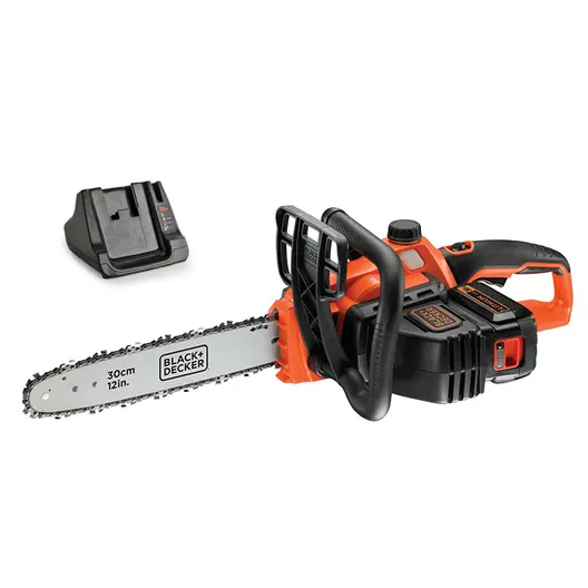 Акумулаторна резачка за дърва Black & Decker  с 1 батерия и зарядно, 36 V, 2 Ah, 30 см, GKC3630L20