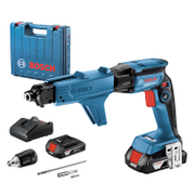 Акумулаторен винтоверт Bosch с безчетков двигател за сухо строителство  с 2 батерии и зарядно, 18 V, 2 Ah, 32 Nm, 1/4, шестостен, GTB 185-LI - product - 004 BSH 115