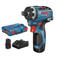 Акумулаторен винтоверт Bosch с безчетков двигател  с 2 батерии и зарядно, 12 V, 3 Ah, 35 Nm, 0.8-10 мм, GSR 12V-35 HX