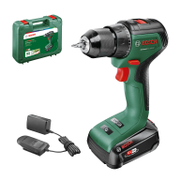 Акумулаторен винтоверт Bosch с безчетков двигател  с 1 батерия и зарядно, 18 V, 2 Ah, 60 Nm, 13 мм, UniversalDrill 18V-60 - product - 004 BSH 122