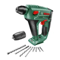Акумулаторен перфоратор Bosch с колекторен двигател  без батерия и зарядно, SDS-Quick, 18 V, 0.6 J, 0-5000 уд./мин, Uneo Maxx