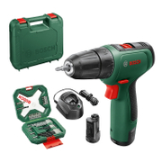 Акумулаторен винтоверт Bosch с колекторен двигател  с 2 батерии и зарядно, 12 V, 1.5 Ah, 30 Nm, 10 мм, EasyDrill 1200 12V - product - 004 BSH 157