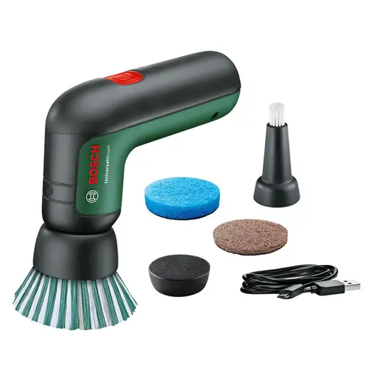 Четка за почистване Bosch акумулаторна  с вградена батерия и USB кабел, 3.6 V, 1.5 Ah, UniversalBrush