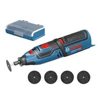 Акумулаторен прав шлайф Bosch  без батерия и зарядно, 12 V, 5000 об./мин, GRO 12V-35