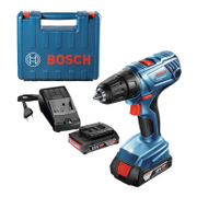 Акумулаторен винтоверт Bosch с колекторен двигател  с 2 батерии и зарядно, 18 V, 2 Ah, 54 Nm, 1.5-13 мм, GSR 180-Li - product - 004 BSH1184