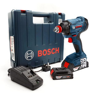Гайковерт Bosch акумулаторен ударен 18 V, 3 Ah, 180 Nm, 1/4", GDX 180-LI