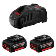 Акумулаторна батерия Bosch Li-Ion със зарядно у-во  18 V, 5 Ah, 2 бр. - product - 004 BSH1677