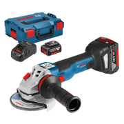 Акумулаторен ъглошлайф Bosch  с 2 батерии и зарядно, 18 V, 5 Ah, 125 мм, 9000 об./мин, GWS 18V-10C Professional - product - 004 BSH1711