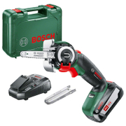 Трион Bosch верижен акумулаторен  с 1 батерия и зарядно, 18 V, 2.5 Ah, 6.5 см, AdvancedCut 18 - product - 004 BSH1806