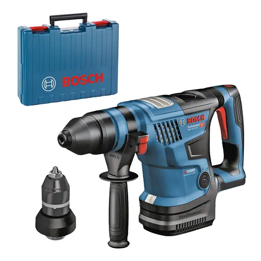 Акумулаторен перфоратор Bosch с безчетков двигател  без батерия и зарядно, SDS-plus, 18 V, 5.8 J, 0-2900 уд./мин, GBH 18V-34 CF