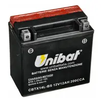 Акумулатор Unibat за мотоциклет  12 V, 12 Ah, CBTX14L-BS