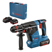 Перфоратор Bosch акумулаторен  с 2 батерии и зарядно, SDS-plus, цилиндрична опашка, 18 V, 5 Ah, 2.4 J, 0-4350 уд./мин, GBH 187-Li - product - 004 BSH2251
