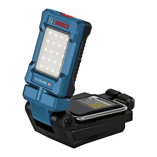 Фенер Bosch акумулаторен ръчен  без батерия и зарядно, 18 V, 800 lm, GLI 18V-800