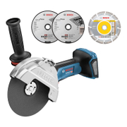 Акумулаторен ъглошлайф Bosch  без батерия и зарядно, 18 V, 180 мм, 6100 об./мин, GWS 18V-180 P - product - 004 BSH2752