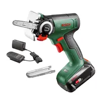 Акумулаторна резачка за дърва Bosch  с 1 батерия и зарядно, 18 V, 2.5 Ah, 6.5 см, UniversalCut 18V-65