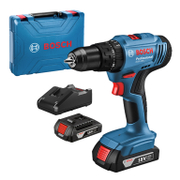 Акумулаторен винтоверт Bosch ударен  с 2 батерии и зарядно, 18 V, 2 Ah, 56 Nm, 1.5-13 мм, GSB 183-LI - product - 004 BSH2967