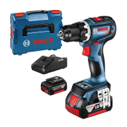 Акумулаторен винтоверт Bosch с безчетков двигател  с 2 батерии и зарядно, 18 V, 4 Ah, 64 Nm, 1.5-13 мм, GSR 18V-90 C - product - 004 BSH2971