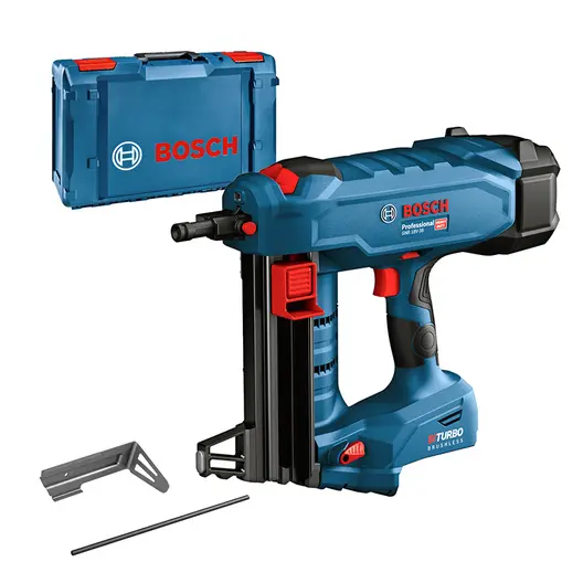 Акумулаторен такер за пирони Bosch  без батерия и зарядно, 18 V, тип NB, тип NK, тип NM, 13-38 мм, GNB 18V-38