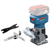 Оберфреза Bosch ръчна акумулаторна комбинирана  без батерия и зарядно, 18 V, 10 000–30 000 об./мин, 1/4, ф 6-8 мм, GLF 18V-8 - product - 004 BSH3184