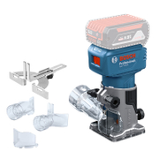 Оберфреза Bosch ръчна акумулаторна комбинирана  без батерия и зарядно, 18 V, 10 000-30 000 об./мин, 1/4, ф 6-8 мм, GKF 18V-8 - product - 004 BSH3185