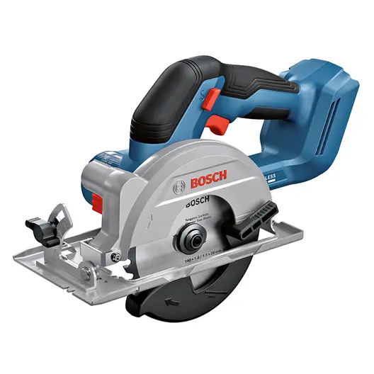 Акумулаторен ръчен циркуляр Bosch  без батерия и зарядно, 18 V, ф 140 мм, 0-6300 об./мин, GKS 18V-51