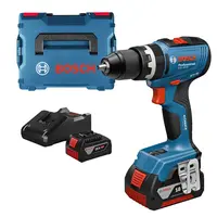 Акумулаторен винтоверт Bosch ударен  с 2 батерии и зарядно, 18 V, 5 Ah, 65 Nm, 1.5-13 мм, GSB 18V-65