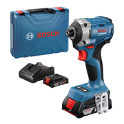 Акумулаторен ударен гайковерт Bosch с безчетков двигател  с 2 батерии и зарядно, 18 V, 2 Ah, 215 Nm, шестостен, 1/4, GDR 18V-215 - product - 004 BSH3261