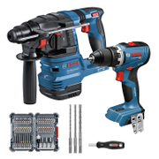 Комплект акумулаторни инструменти Bosch  без батерия и зарядно, GSR 18V-65, GBH 18V-22, 18 V - product - 004 BSH3423