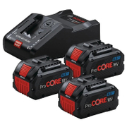 Акумулаторна батерия Bosch Li-Ion със зарядно у-во  18 V, 8 Ah, 3 бр. - product - 004 BSH3437