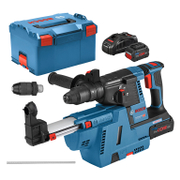 Перфоратор Bosch акумулаторен  с 2 батерии и зарядно, SDS-plus, 18 V, 5.5 Ah, 2.6 J, 0-4350 уд./мин, GBH 18V-26 F - product - 004 BSH3438