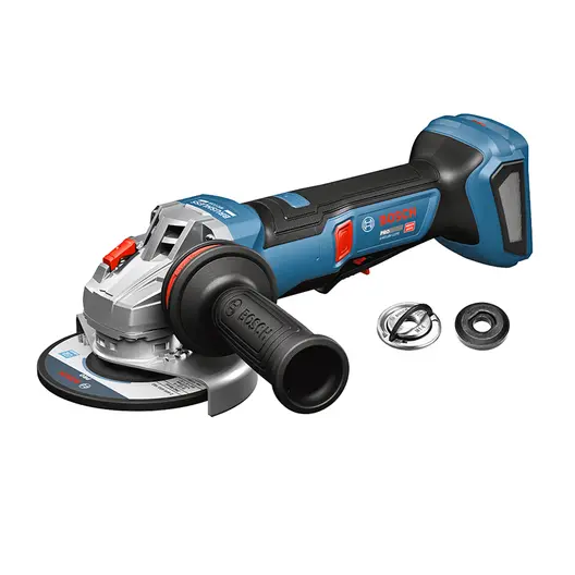 Акумулаторен ъглошлайф Bosch  без батерия и зарядно, 18 V, 125 мм, 3000–9000 об./мин, GWS 18V-11 PS